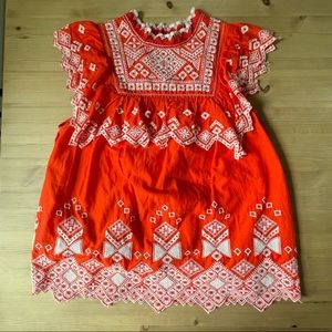 💃🏻 Smocked & Stitched Coral Blouse 💃🏻
